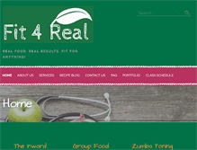 Tablet Screenshot of getfit4real.com